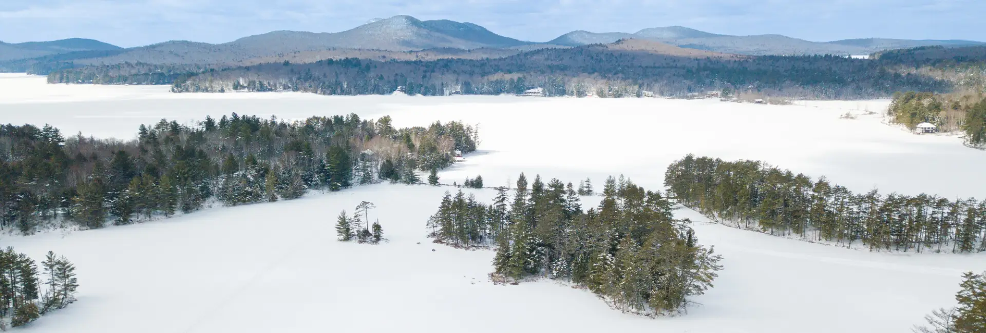 Long Lake in the winter.