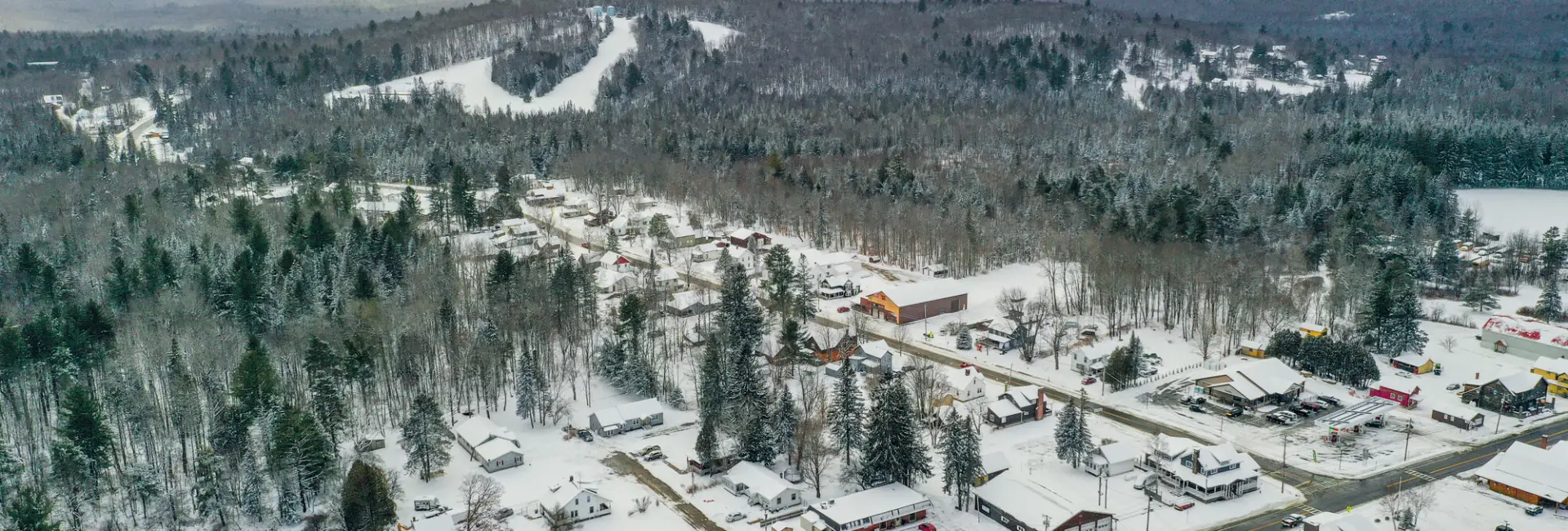 Indian Lake in the winter.