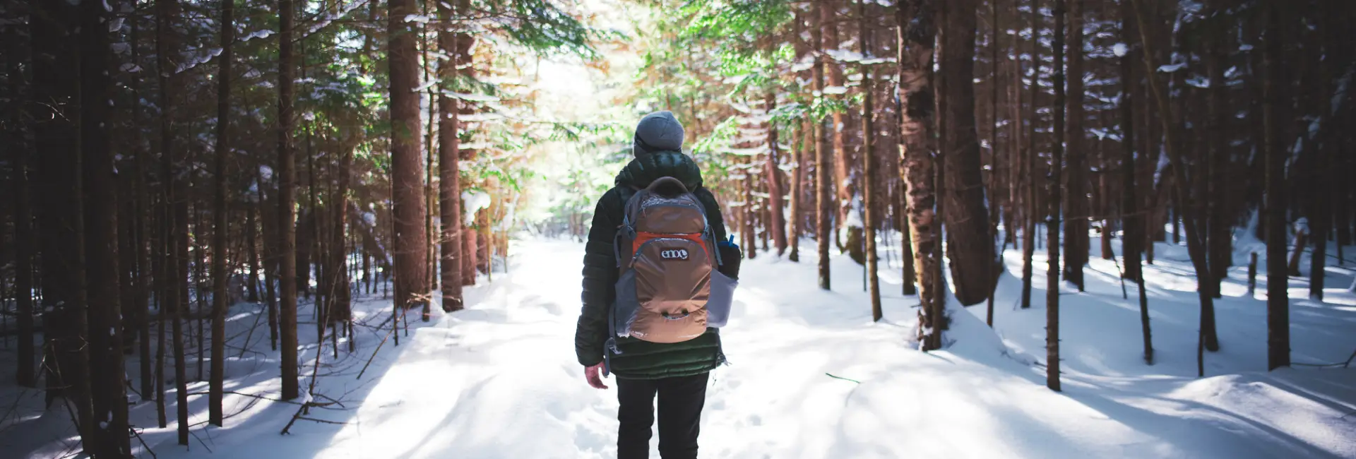 Snowshoeing in the Adirondacks.