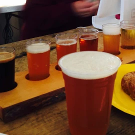 Exploring Paradox: beer, pretzels, and happy hour.