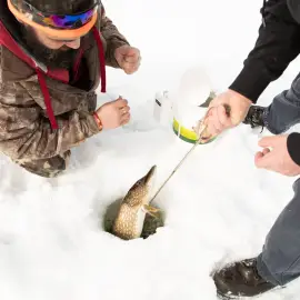 Ice Fishing on Schroon Lake