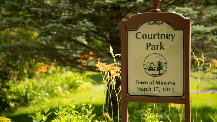 courtney park sign