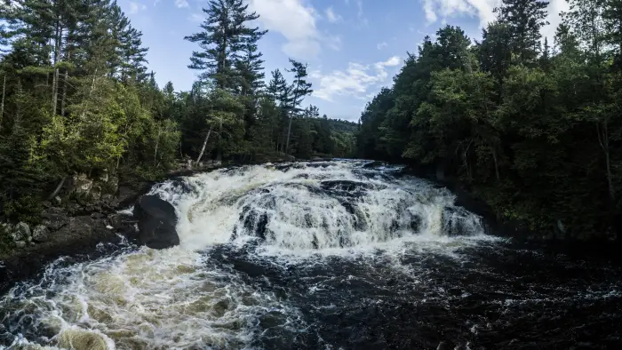 Buttermilk Falls in Long Lake