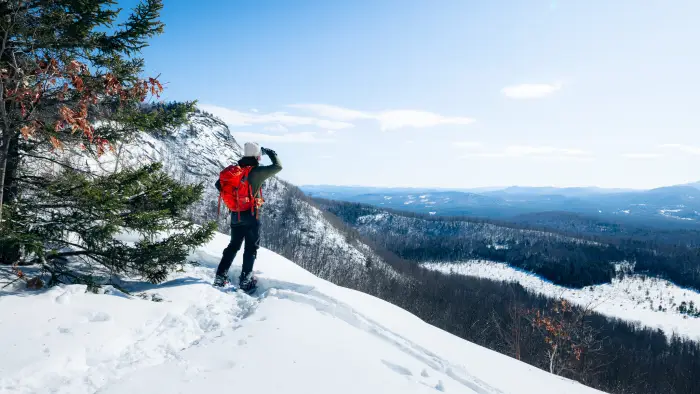 Approaching the summit of Moxham
