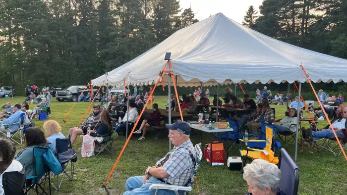 crowd at summer concert