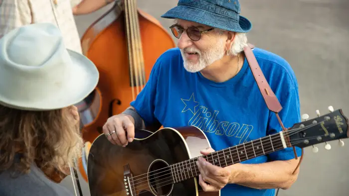 man with guitar