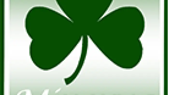 A clover surrounded by the words Minerva Central School District