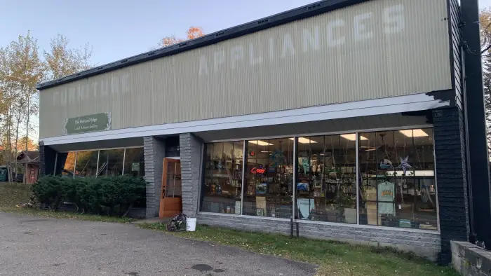 A small seating area to enjoy a snack.