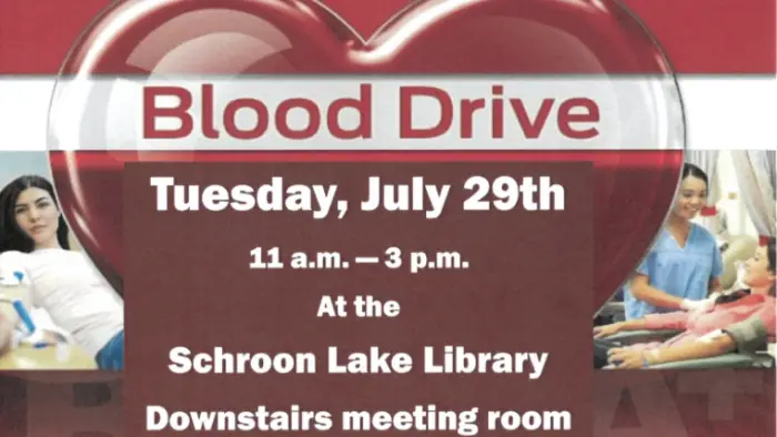 Poster for blood drive