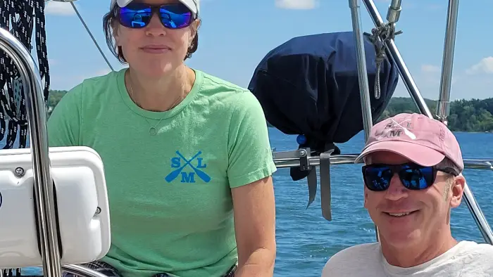 People sailing