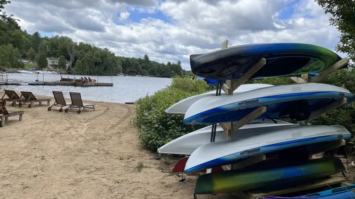 boats on the beach 