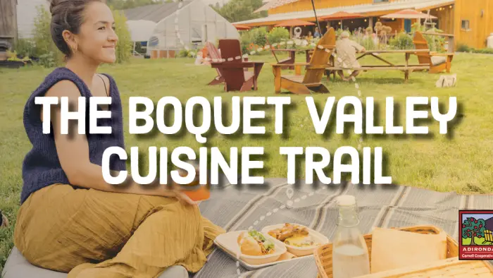 Boquet Valley cusine trail graphic