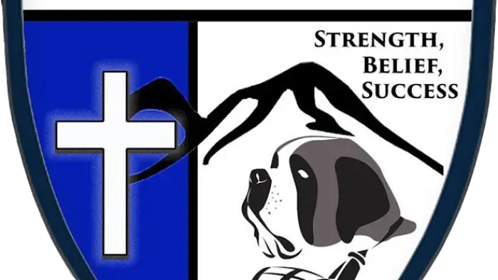 St Bernards School logo of sheild