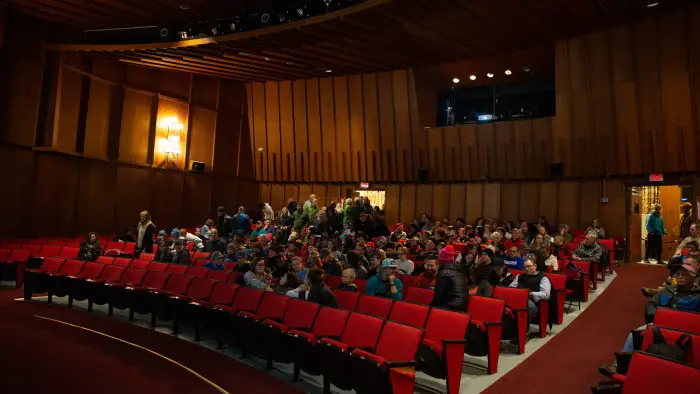 Inside the Palace Theater