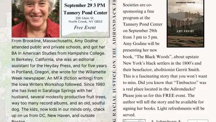 Amy Godine author event flyer