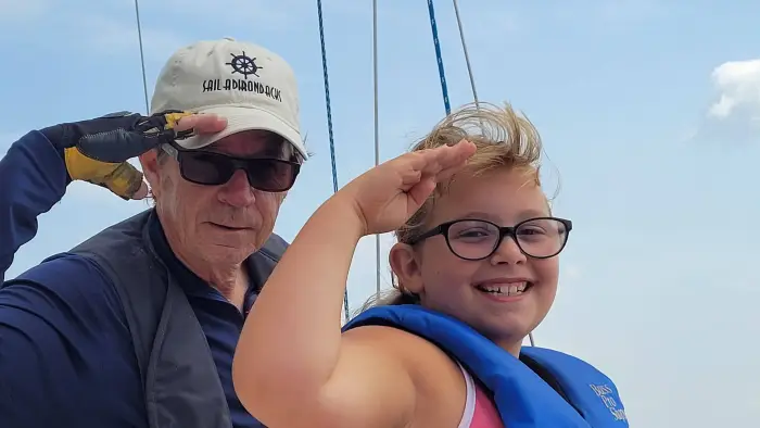 People sailing