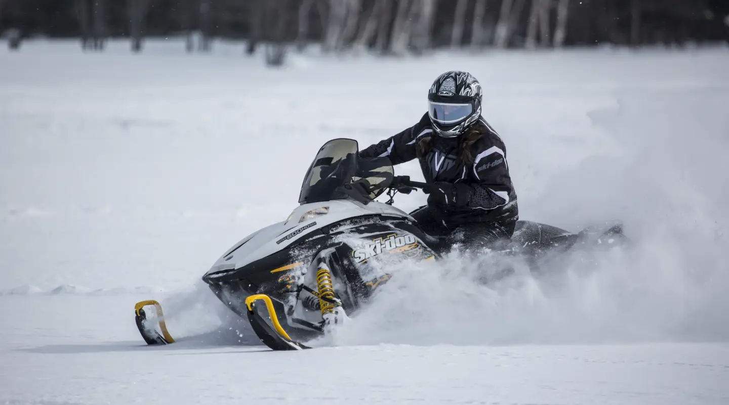 Schroon Lake is for Snowmobilers