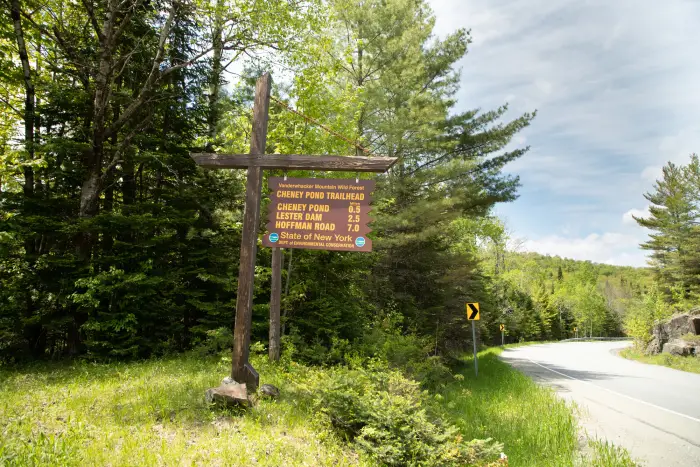 DEC sign for Cheney Pond.