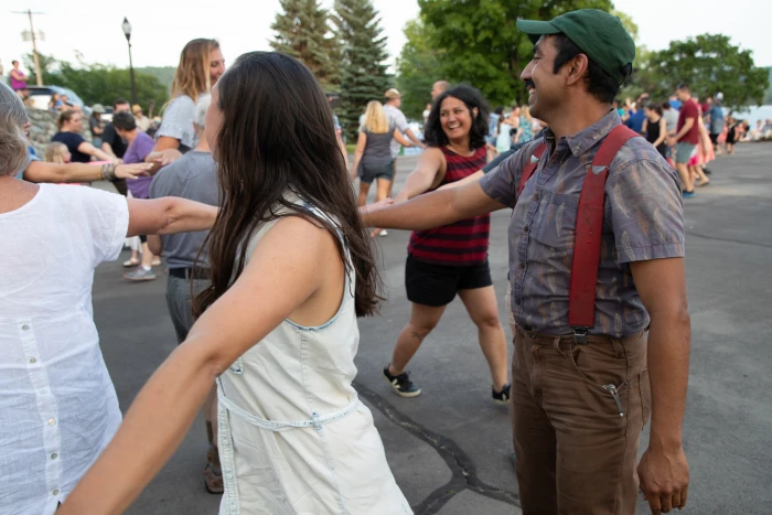 Square dancing doesn't always involve a square.