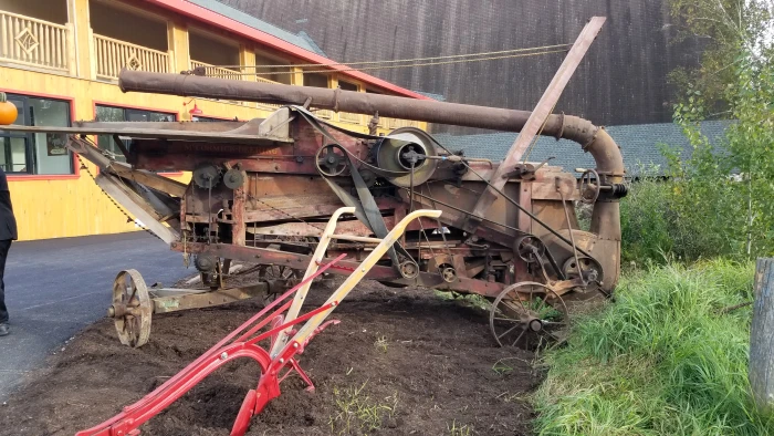 Old farm equipment from the former Frontier Town theme park.