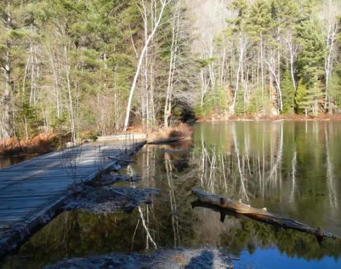 Spillway on Hammond Pond