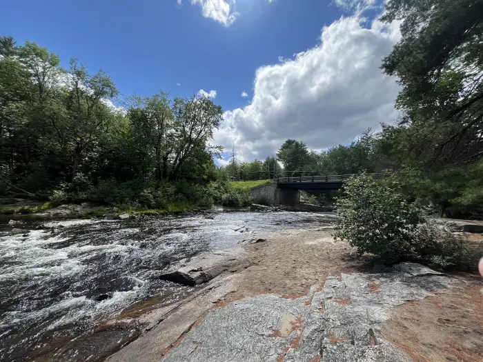 Another view of the schroon river