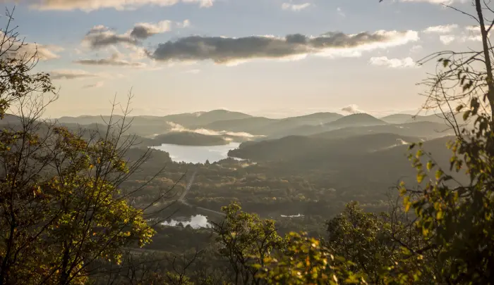 view from Mt severance