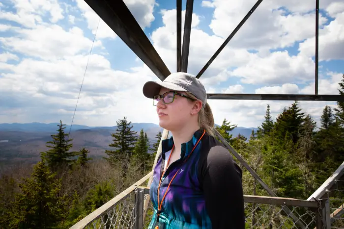 The fire tower on Goodnow.