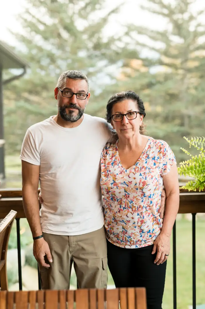 A photo of Tony and Kelly Audino&#44; owners of the Lake Harris Lodge