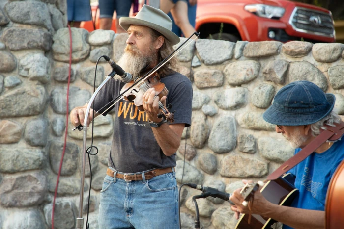 Our fiddle player for the evening.